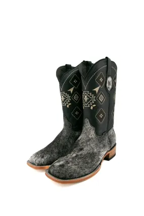 Men's Cowhide Square Toe Cowboy Boots Size 11 Box CM52 FINAL SALE