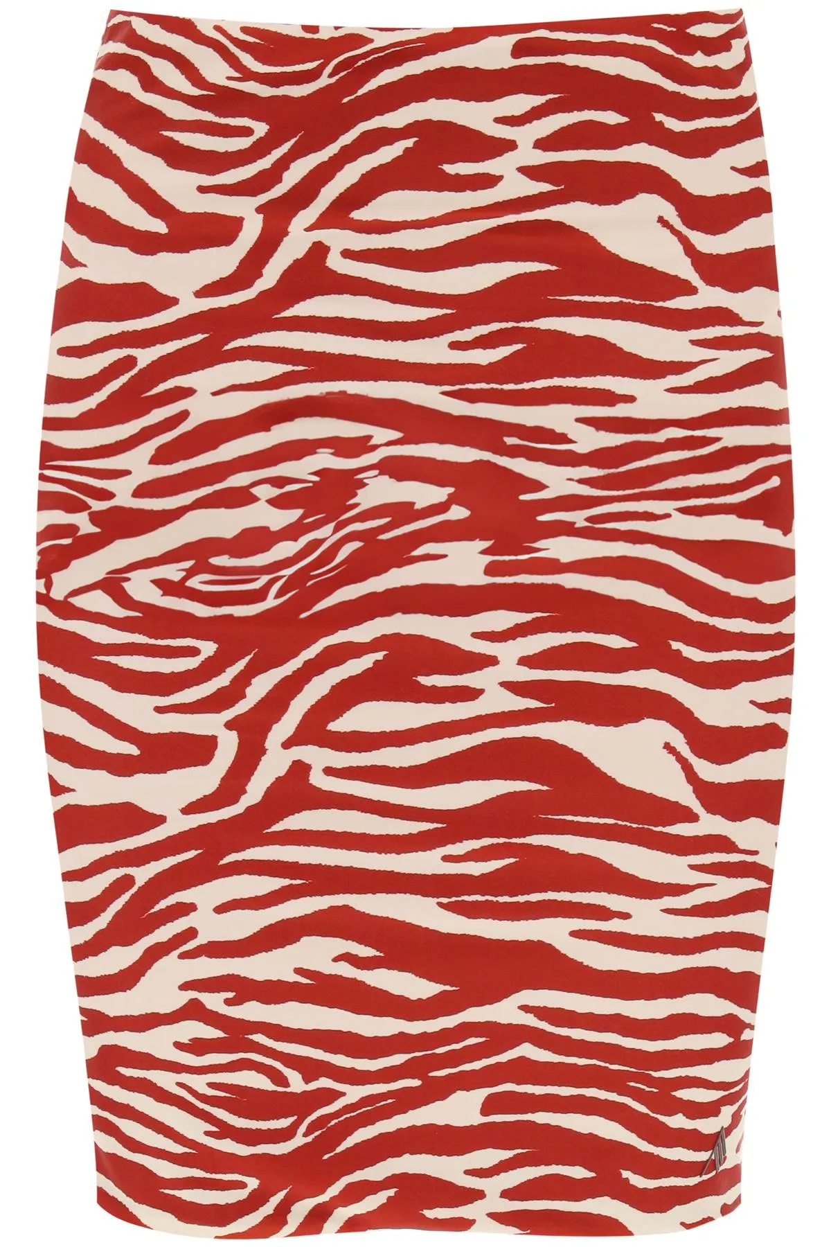 mini animal print skirt in eight 243WBB09P14 RED MILK