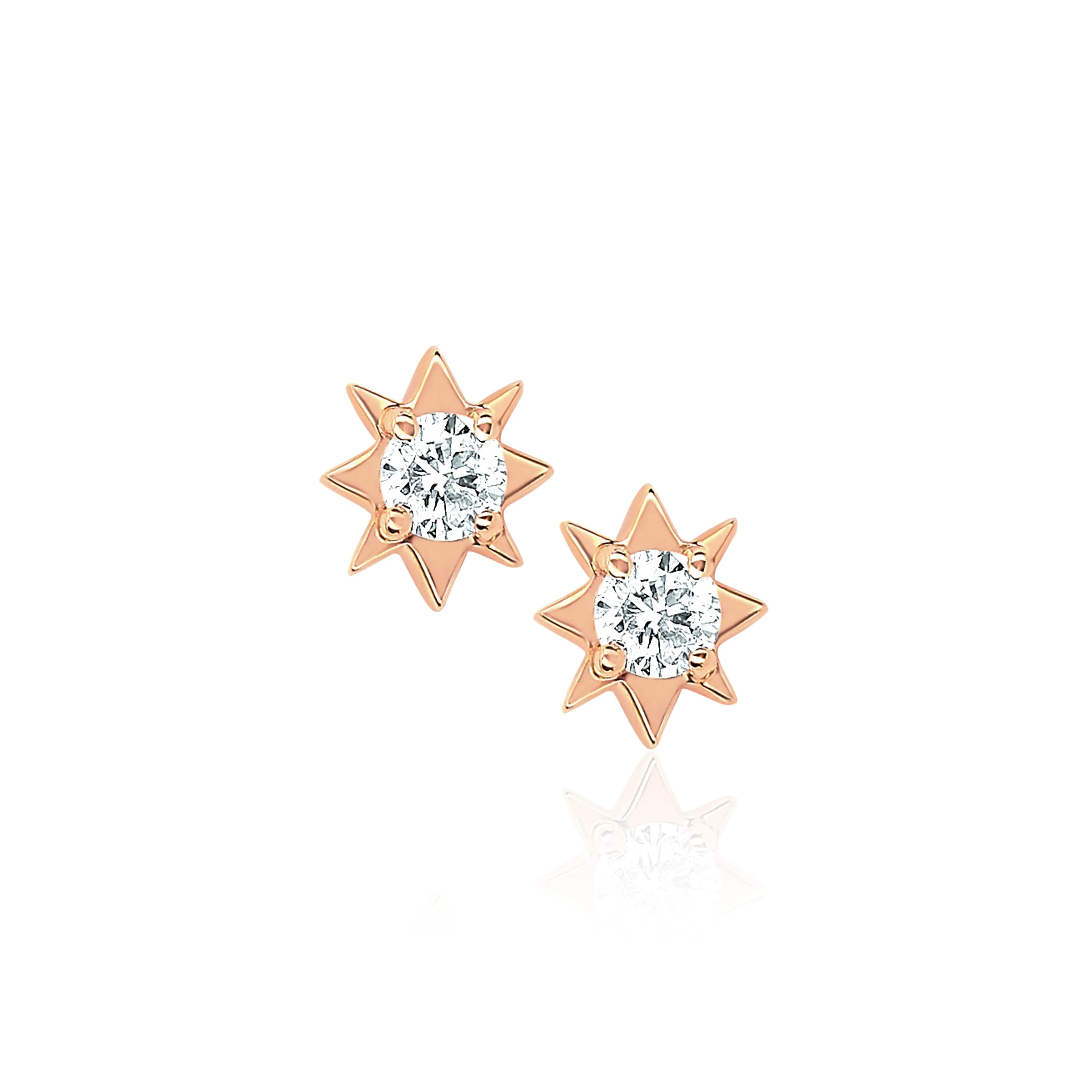 Mini North Star Diamond Studs