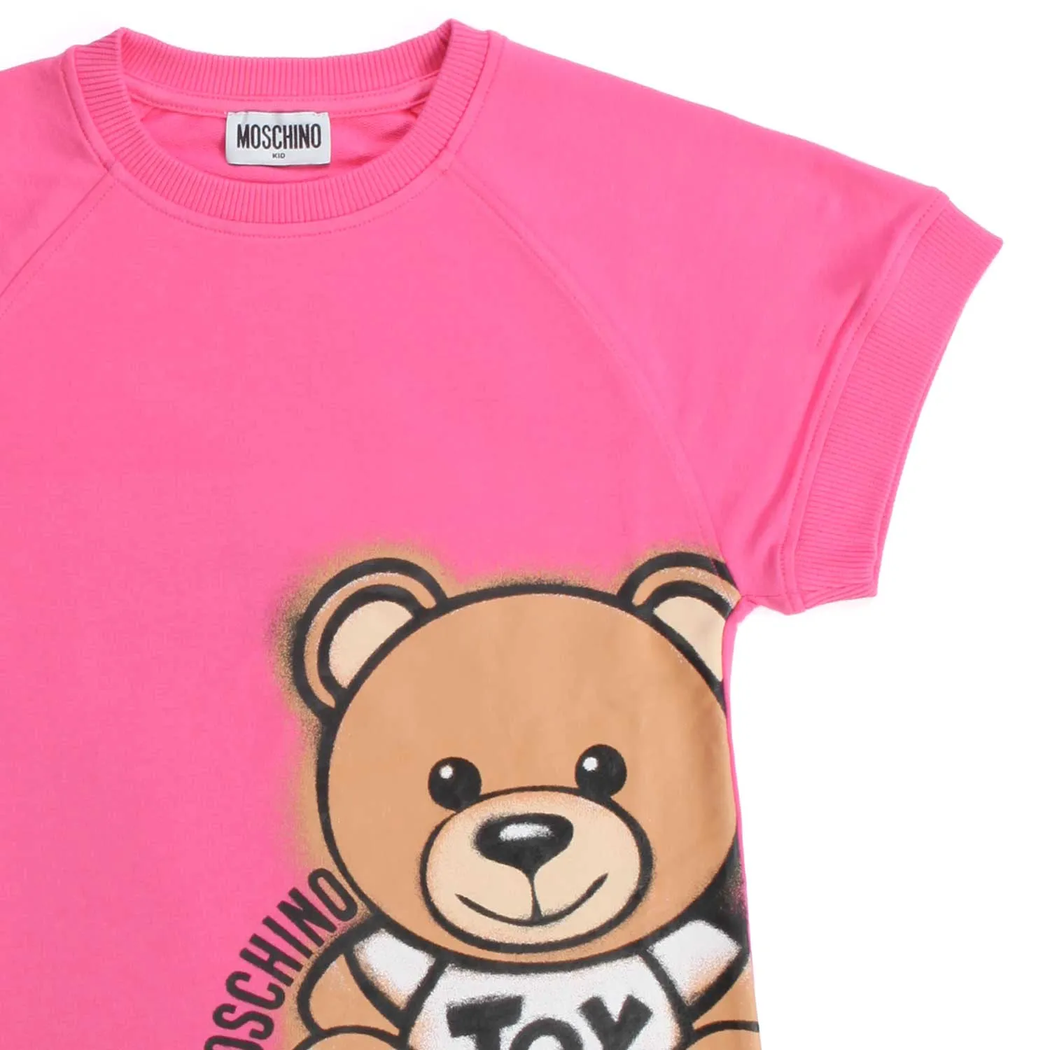 Moschino Teddy Bear Pink Dress For Girl