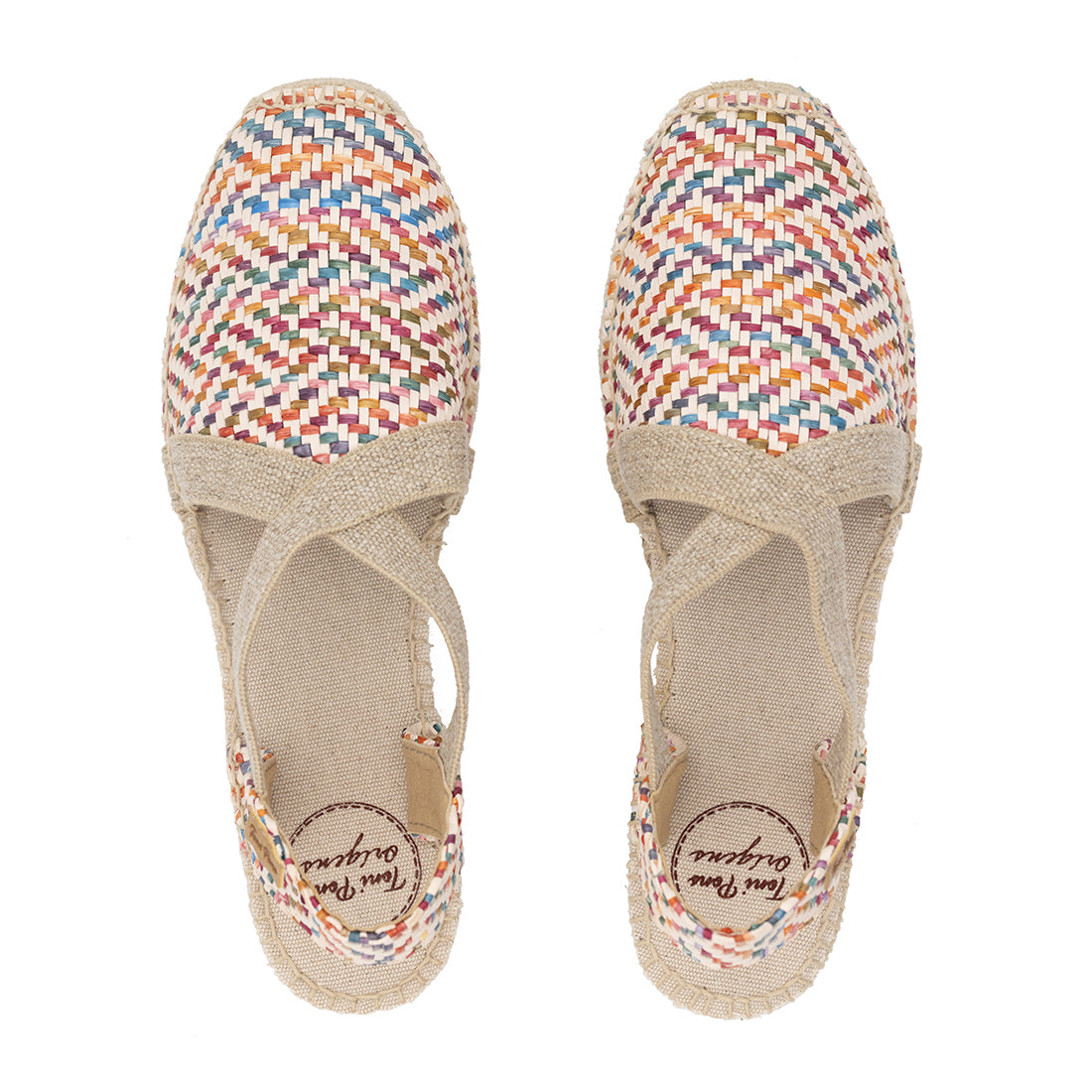 Multicoloured Fabric Espadrille For Women - Vera-MS