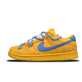 Nike Dunk Low Dancing Bear Yellow (Custom Sneaker)