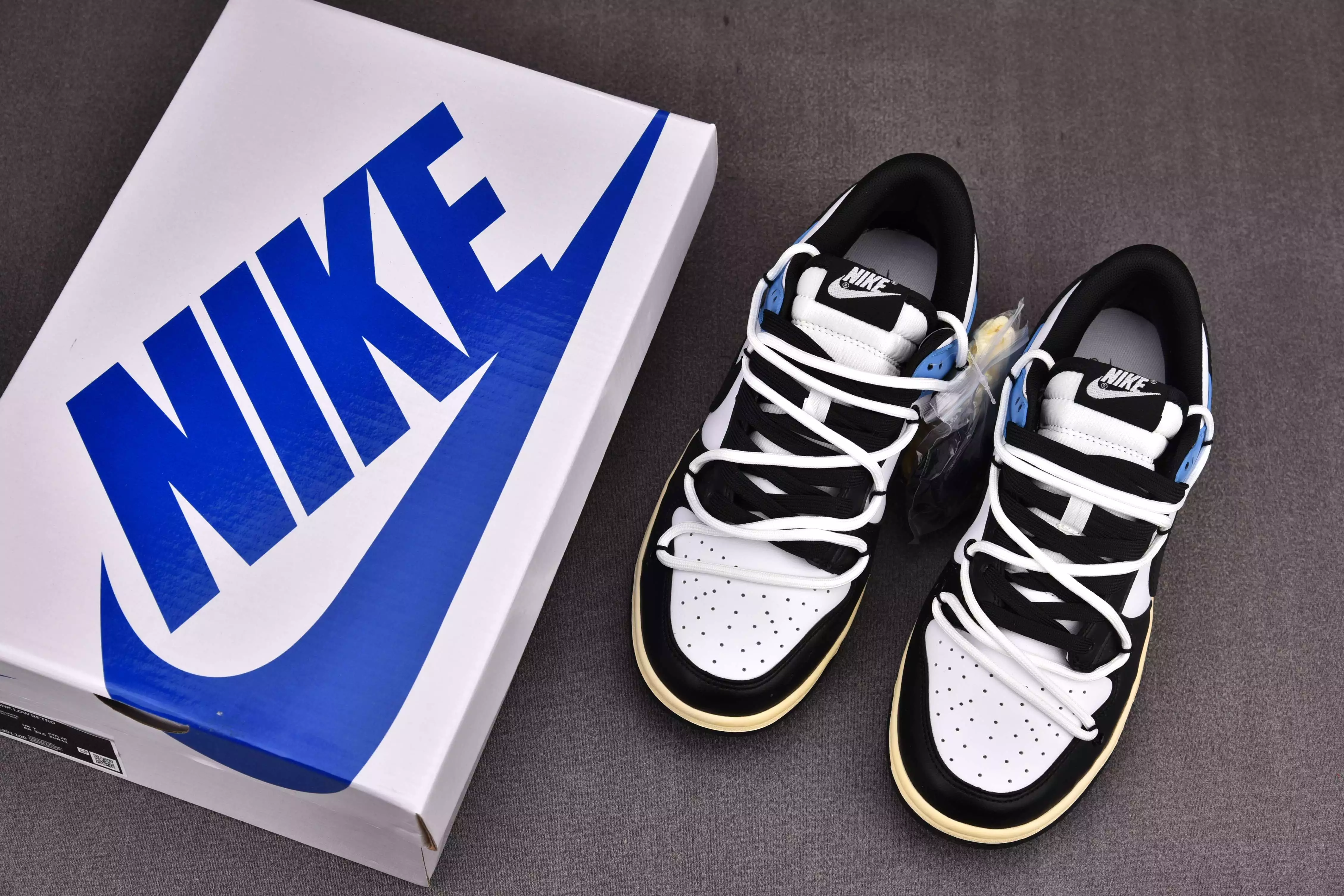 Nike Dunk Low Oxidized Black Blue White (Custom Sneaker)