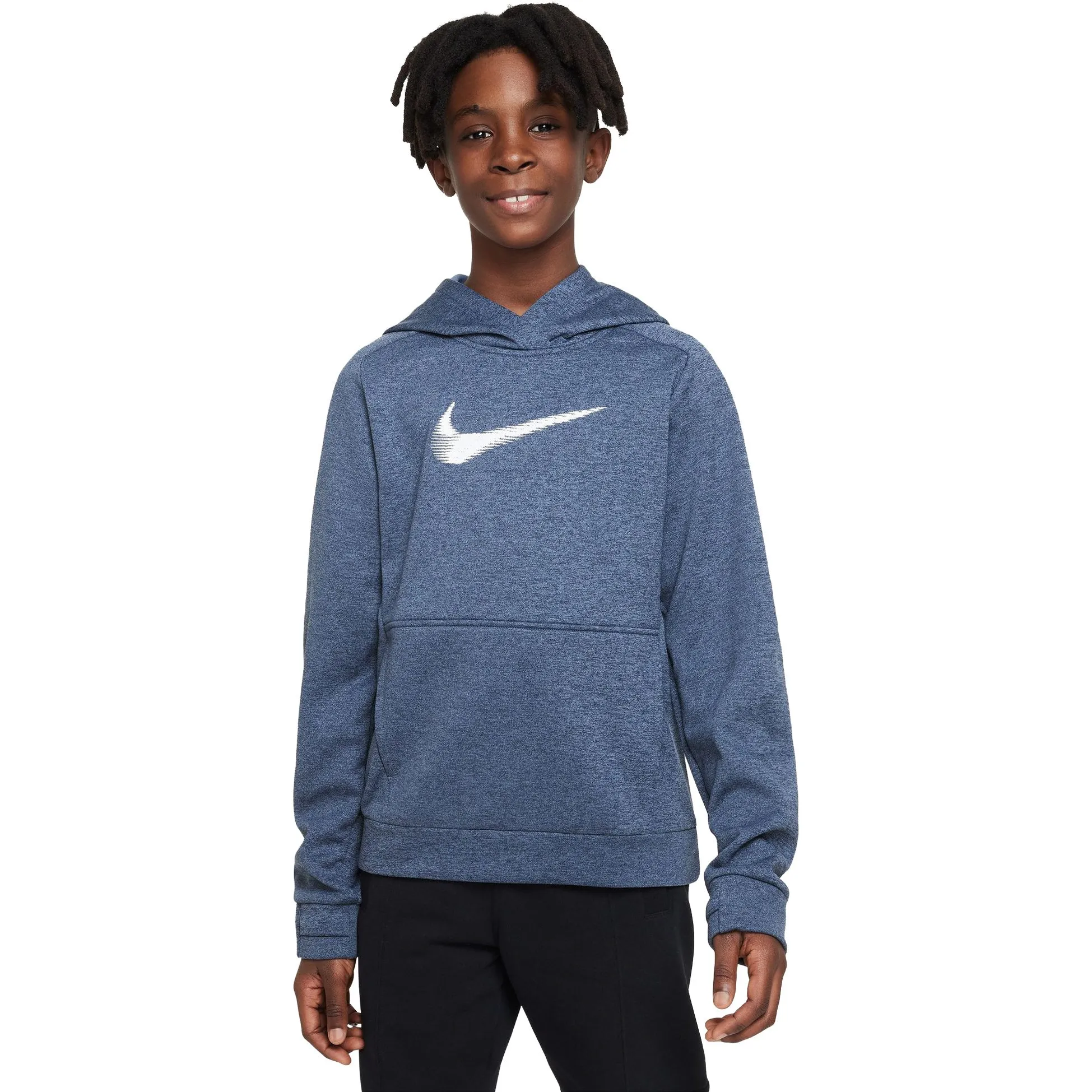 Nike - Multi+ Therma-FIT Hoodie Kids midnight navy