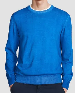 North Sails Crew Knit Ocean Blue