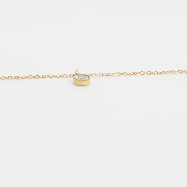 North Star Charm Dainty Anklet