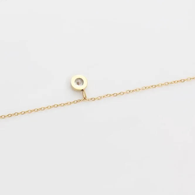 North Star Charm Dainty Anklet