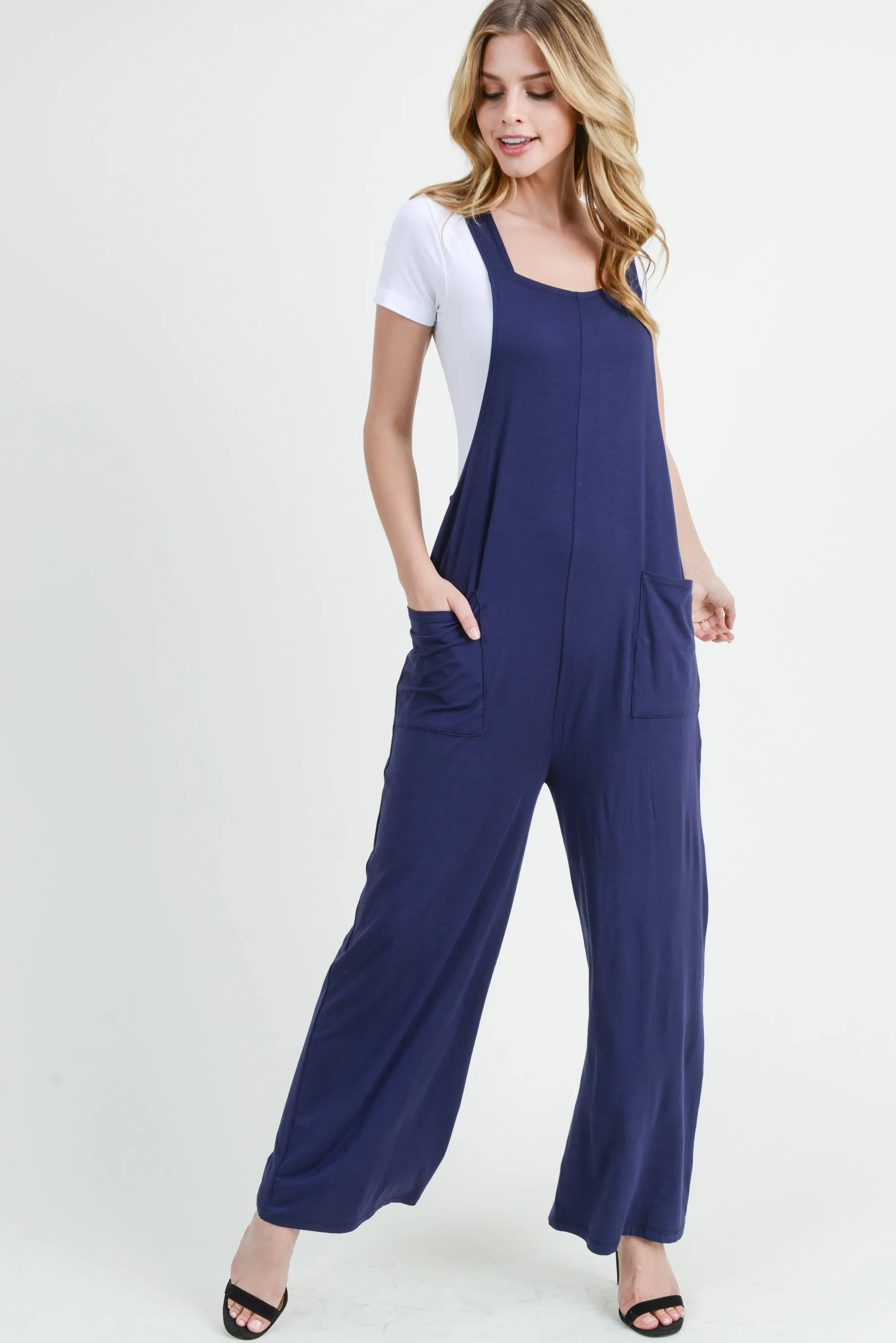 One Less Problem Wide Leg Overalls