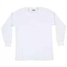 Orchard Emb Text Logo Thermal Shirt White/White