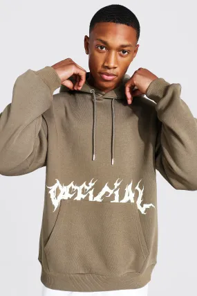 Oversized Official Print Hoodie