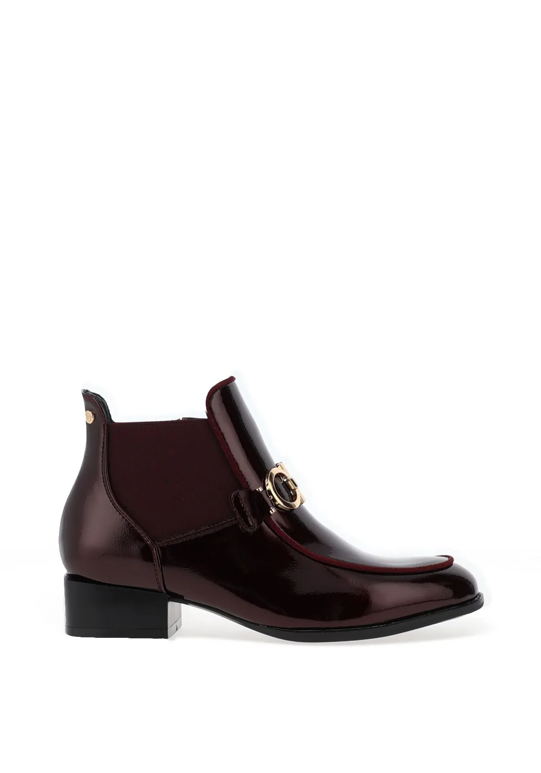 Patrizio Como Aubonne Ankle Boots, Burgundy