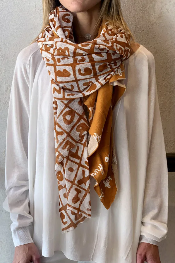 Pattern Scarf - Mango Print