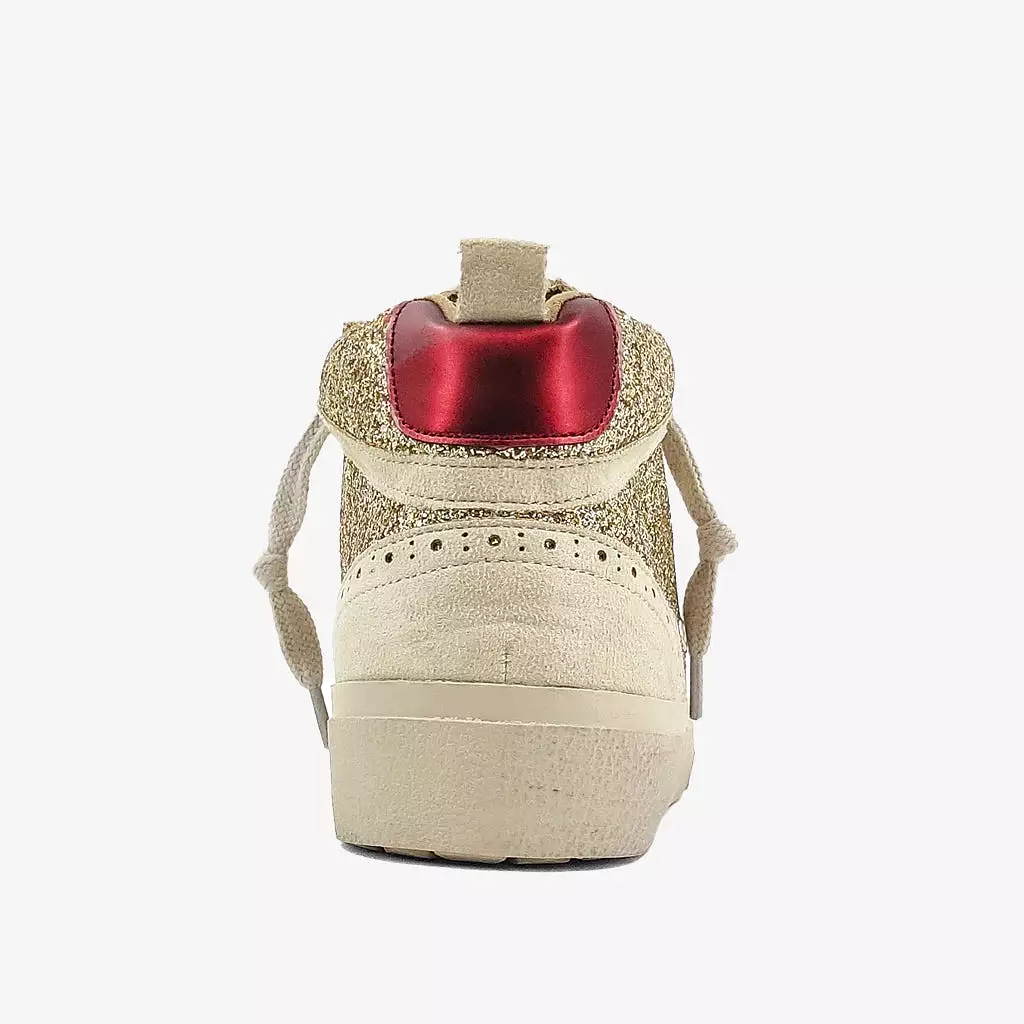 Paulina Sneaker - Gold Glitter