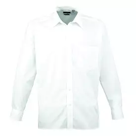 Peter Drew Long Sleeve Premier Shirt - White