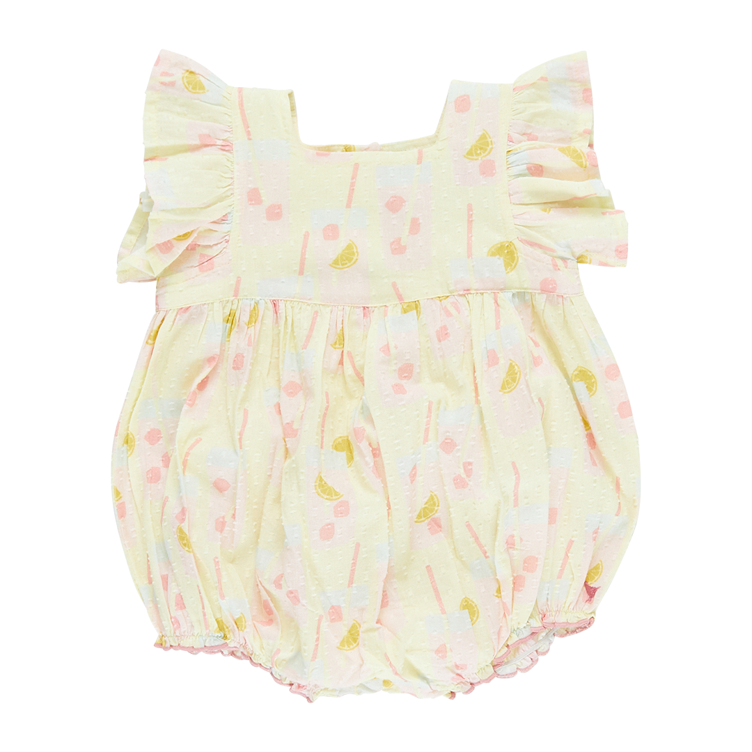 Pink Chicken Baby Girls Elsie Bubble - Pink Lemonade