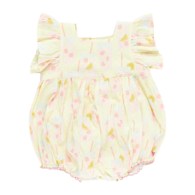 Pink Chicken Baby Girls Elsie Bubble - Pink Lemonade