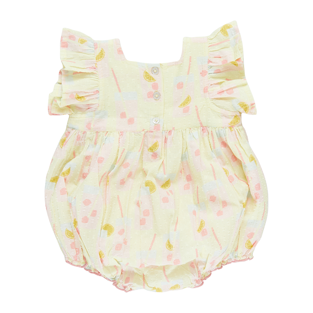 Pink Chicken Baby Girls Elsie Bubble - Pink Lemonade