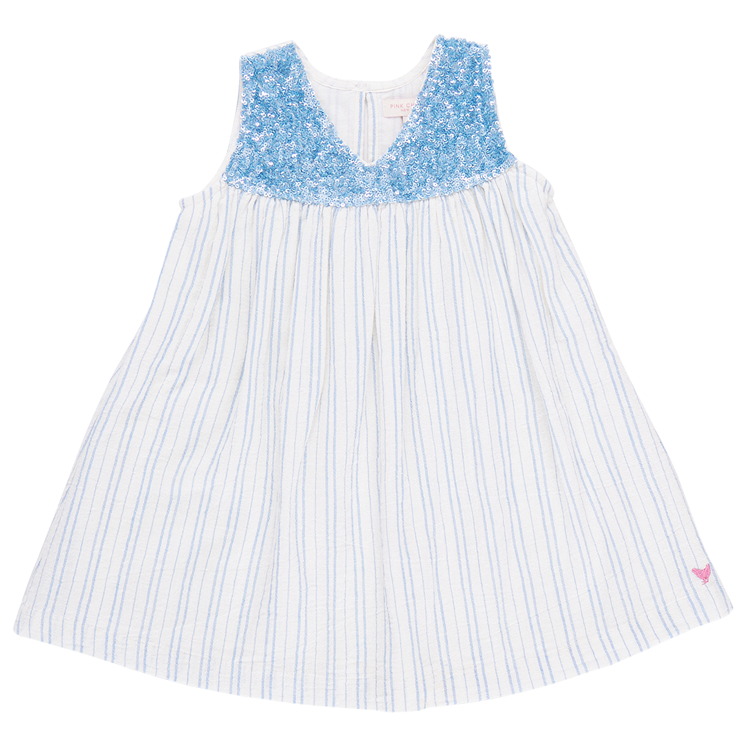 Pink Chicken Girls Courtney Dress - Riviera Stripe