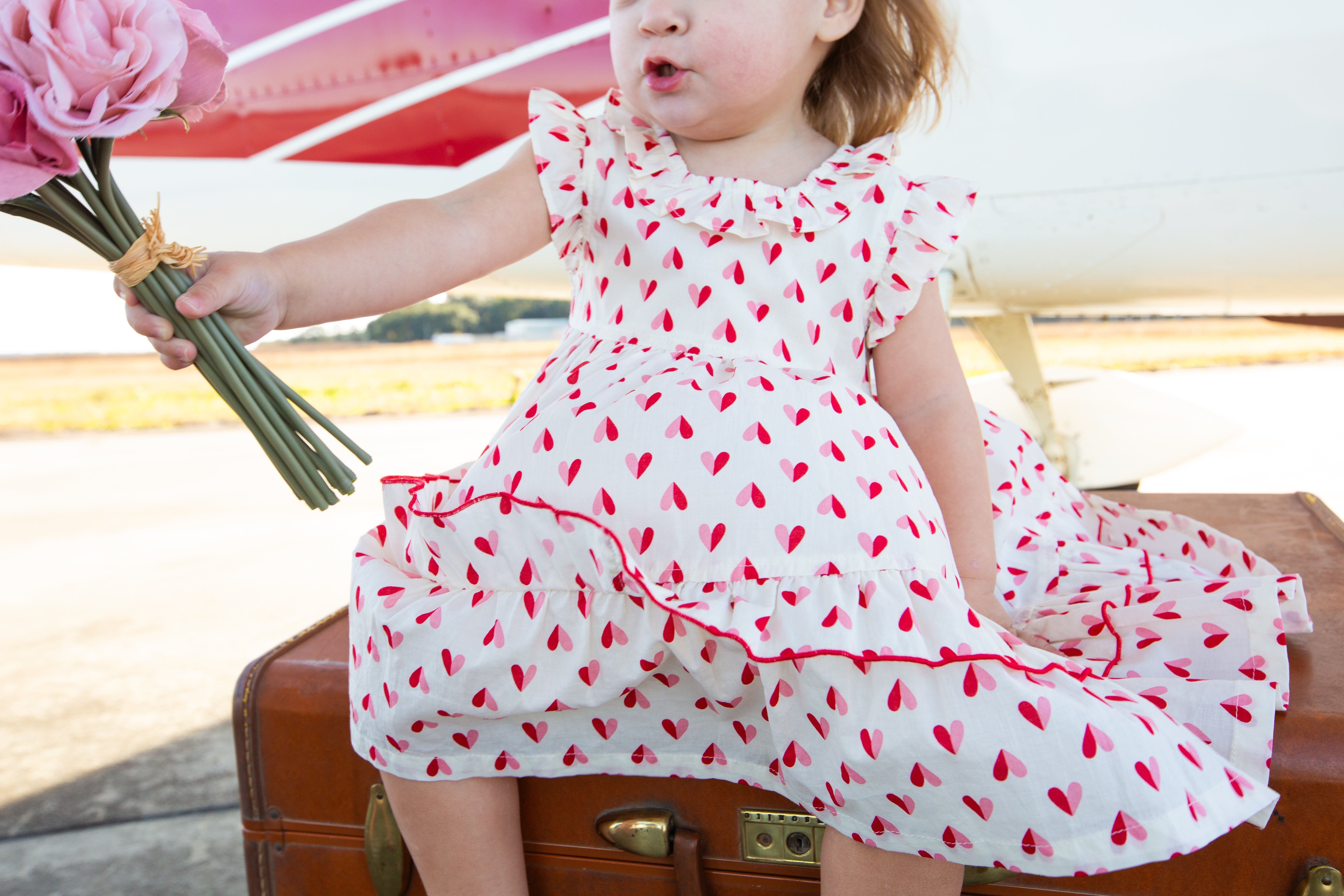 Pink Chicken Girls Judith Dress - Paper Hearts