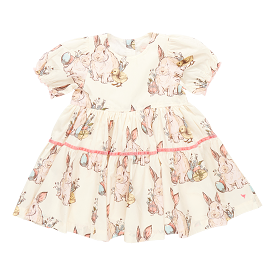 Pink Chicken Girls Maribelle Dress - Bunny Friends