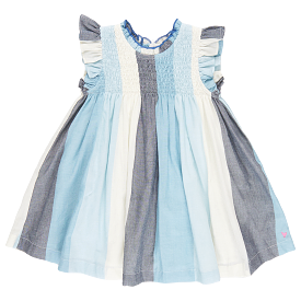 Pink Chicken Girls Stevie Dress - Ocean Stripe