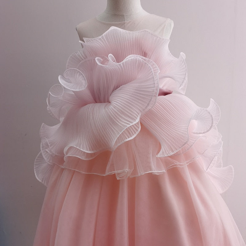 Pink Party Formal Ball Gown