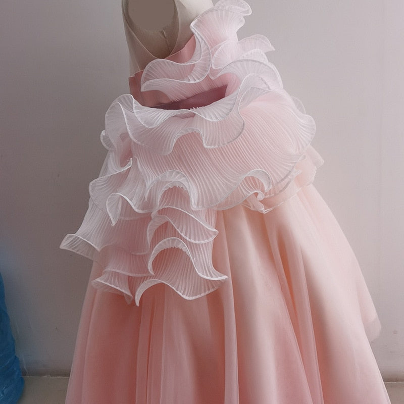 Pink Party Formal Ball Gown