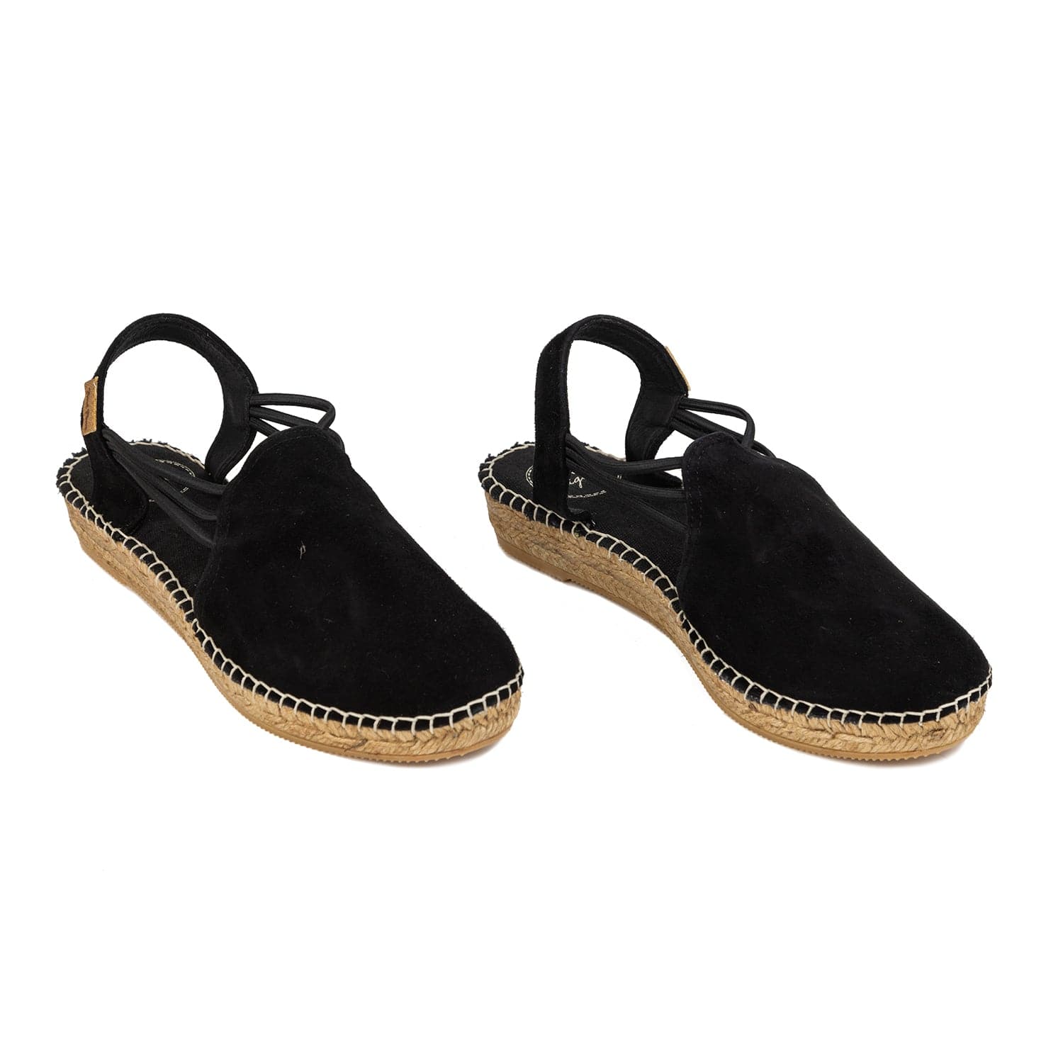 Plain Suede Leather Wedge Espadrille for Women - Nuria