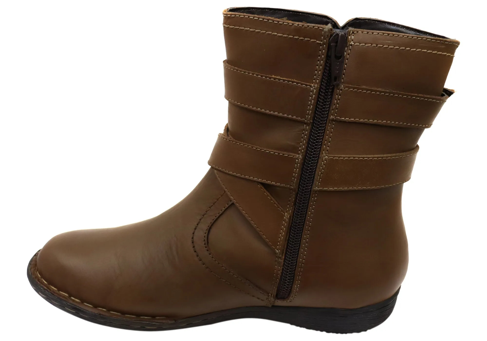 Planet Shoes Walker Womens Comfortable Leather Boots