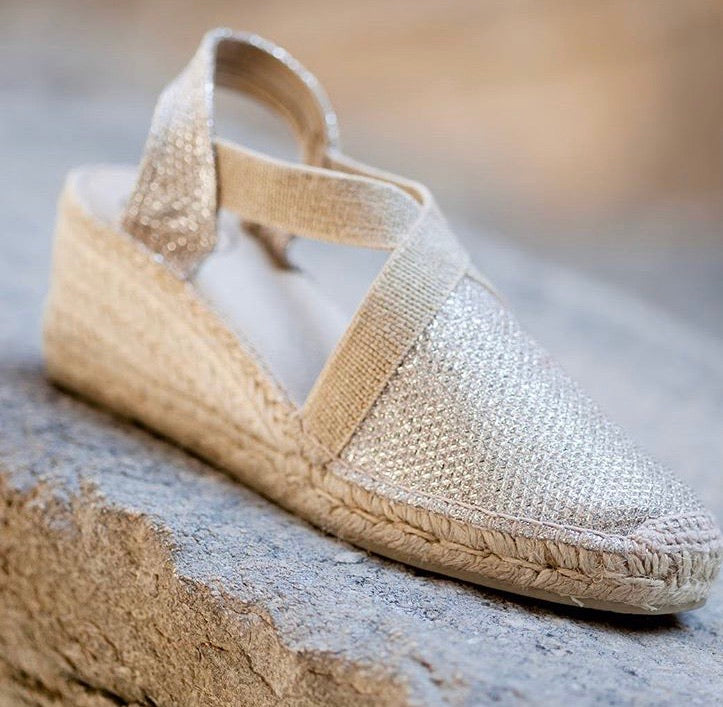 Platinum wedge Triton  espadrille