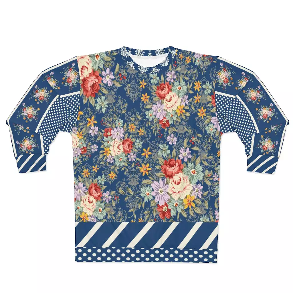 Porcelain Fleur Unisex Sweatshirt