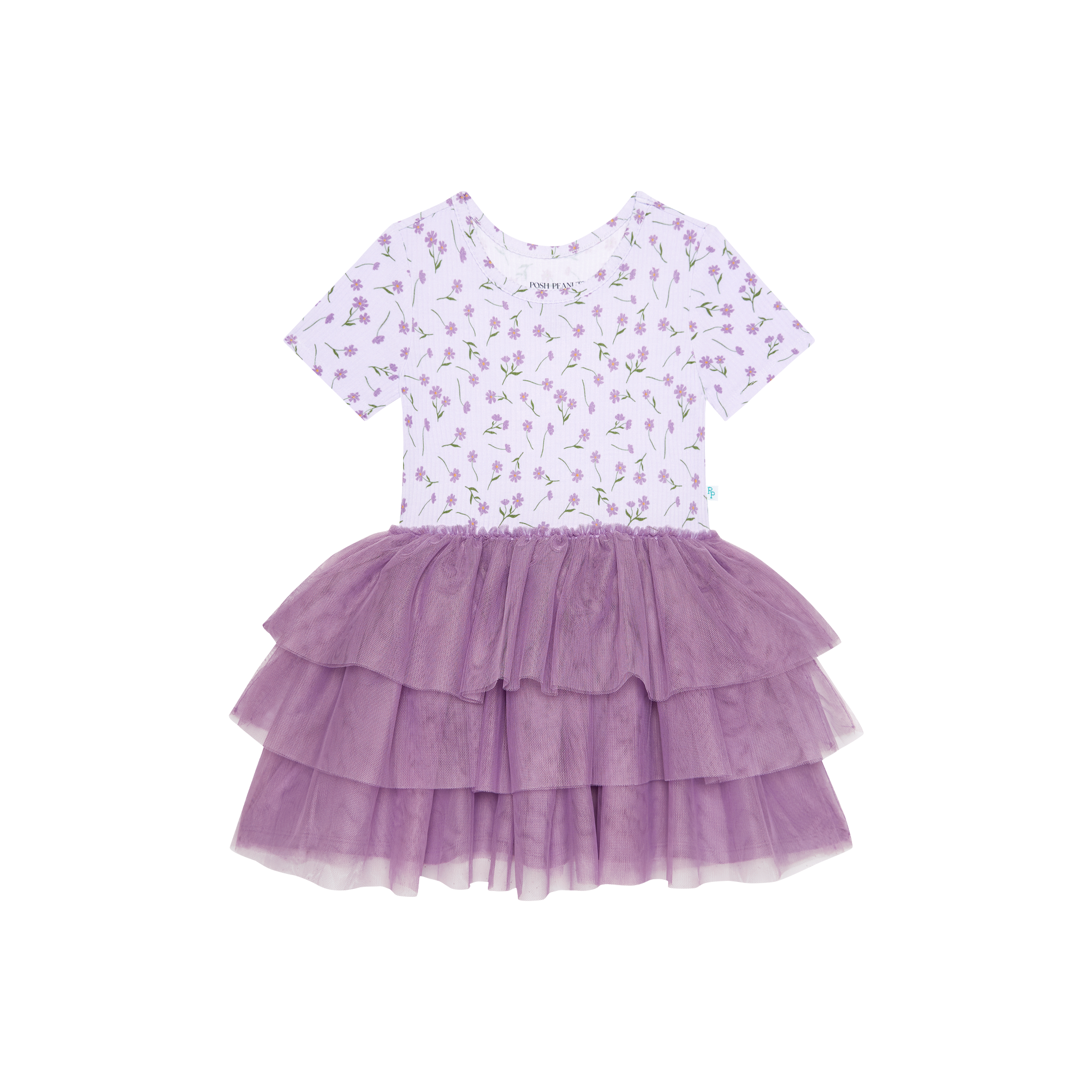 Posh Peanut Jeanette Short Sleeve Tulle Dress