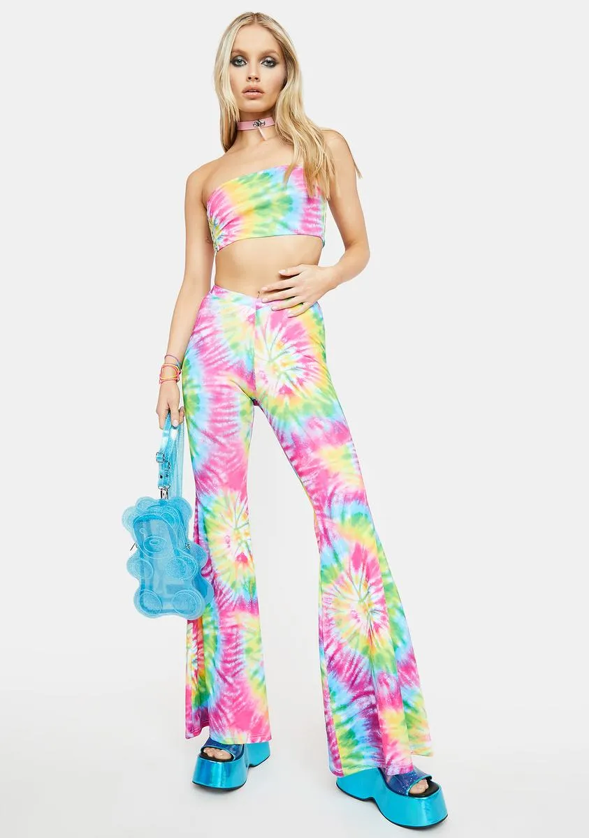 Prismatic Dream Bell Bottoms Set-