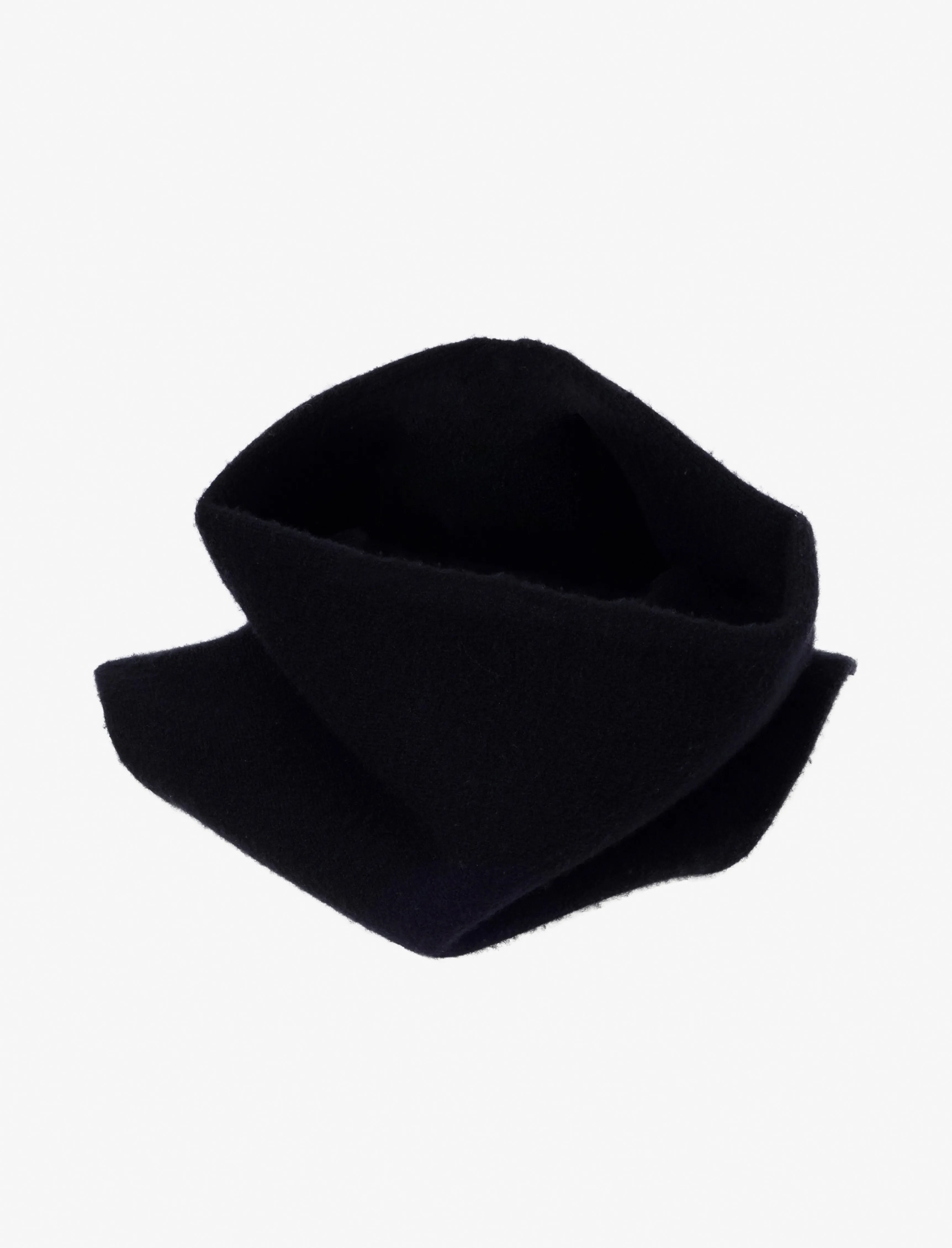 Proenza Schouler Tube Scarf in Merino Knits - Black