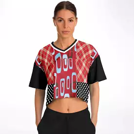 Red Pacific Palisades Crop Jersey