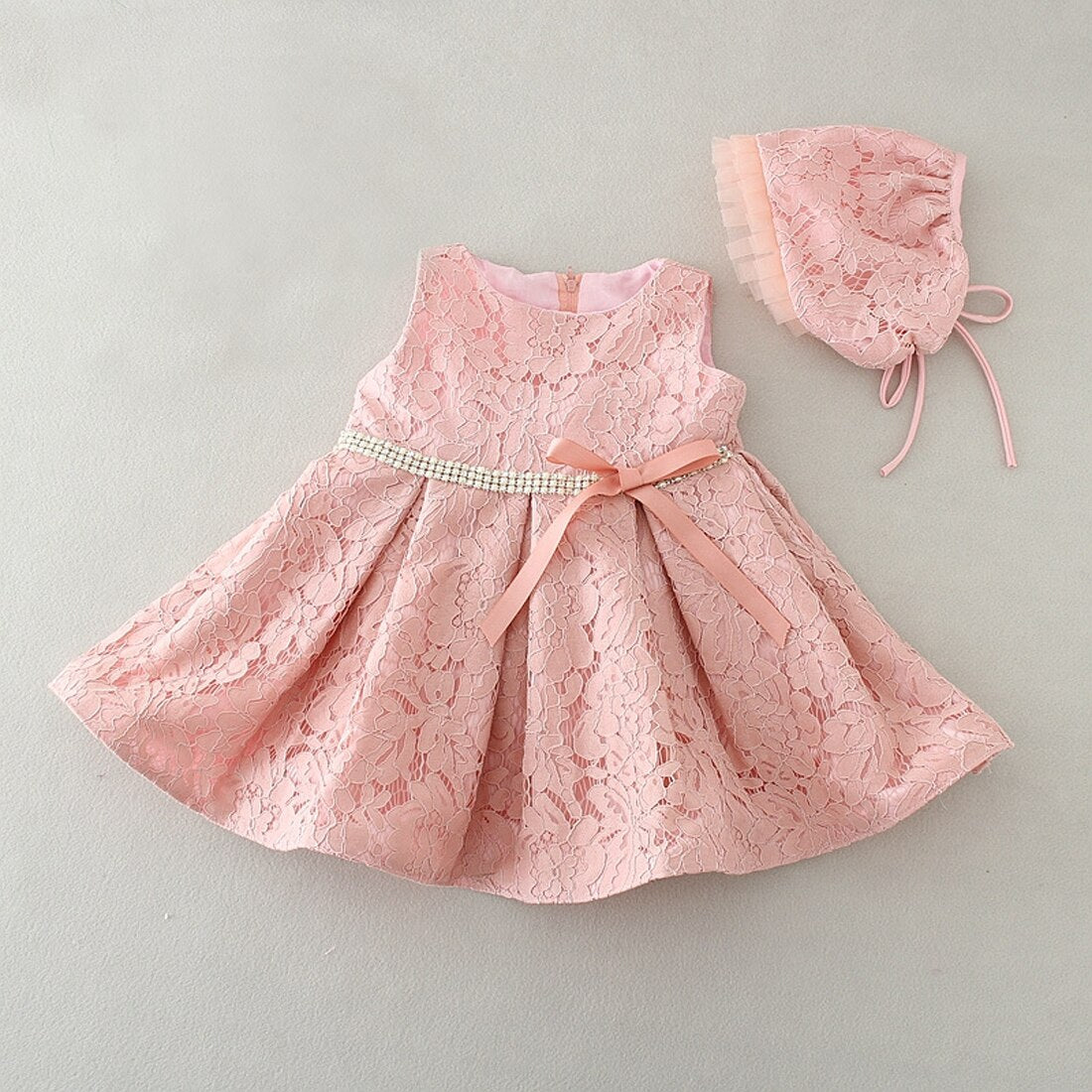 Rhinestone Christening Infant Dress