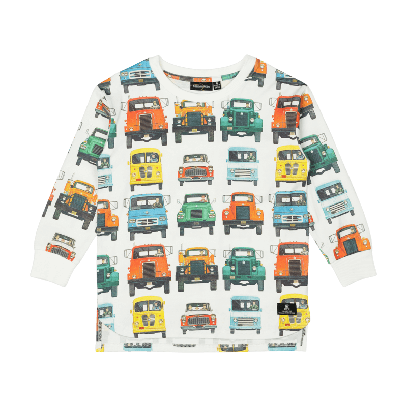 Rock Your Baby Convoy Long Sleeve Boxy Fit T'Shirt