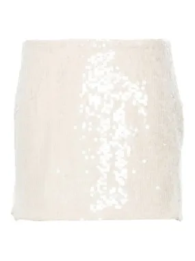 Rotate Birger Christensen Mini Skirt In Recycled Fabric With Sequins