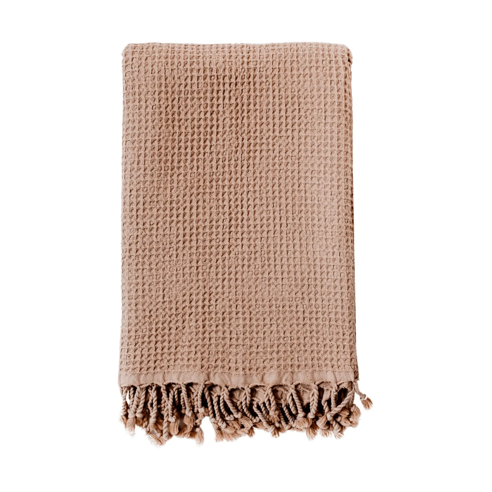 Rulo -  Cotton Waffle Scarf- Blush