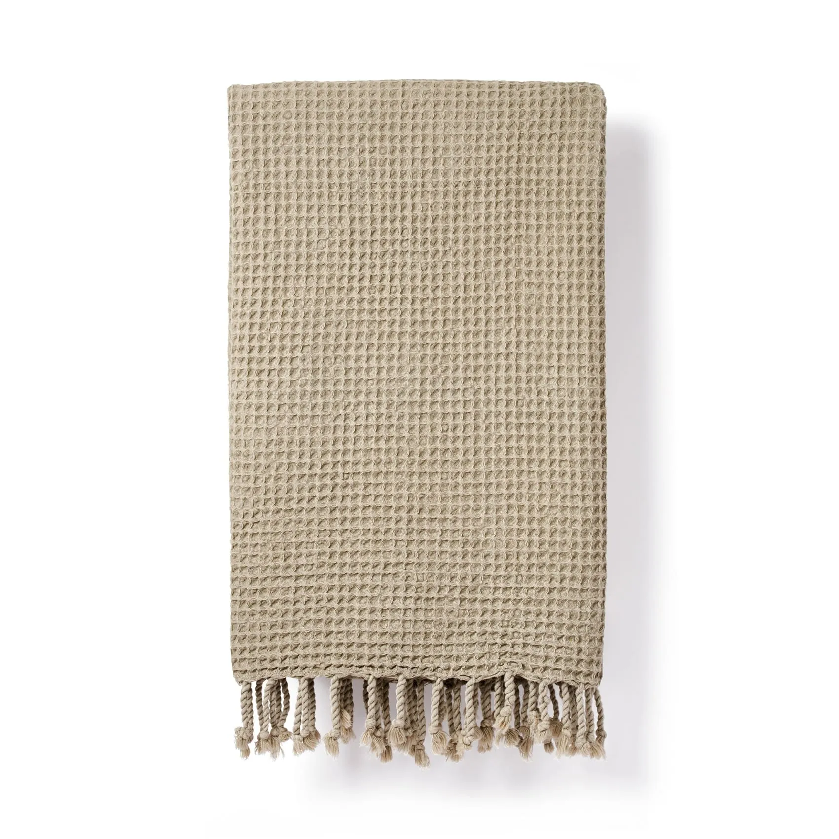 Rulo -  Cotton Waffle Scarf- Umber