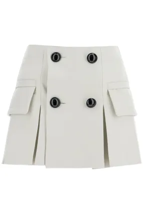 Sacai mini Skirt With Built In   Grey