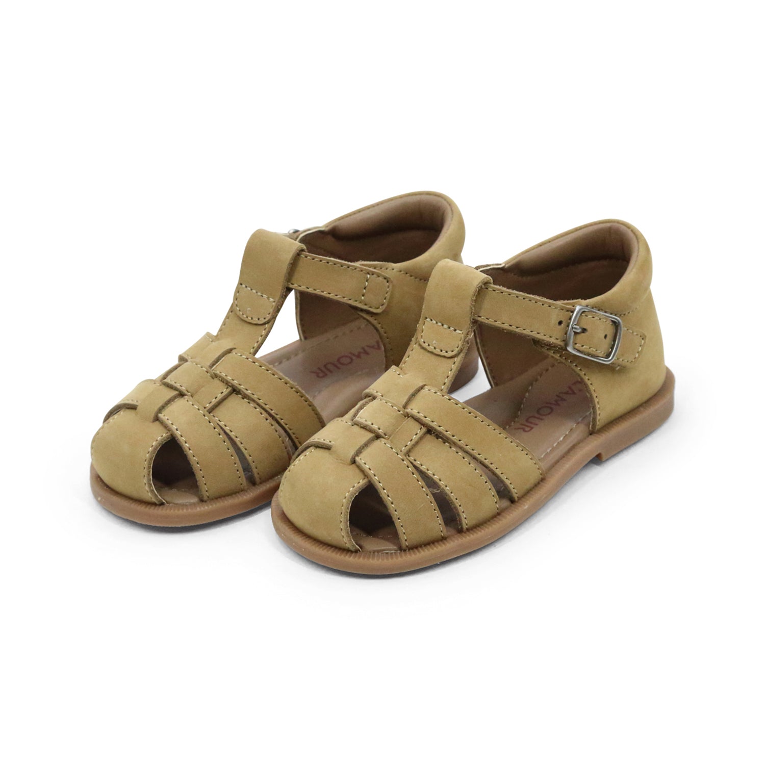 SAMPLE - Buck Nubuck Khaki Fisherman Sandal (Size 8)