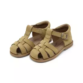 SAMPLE - Buck Nubuck Khaki Fisherman Sandal (Size 8)