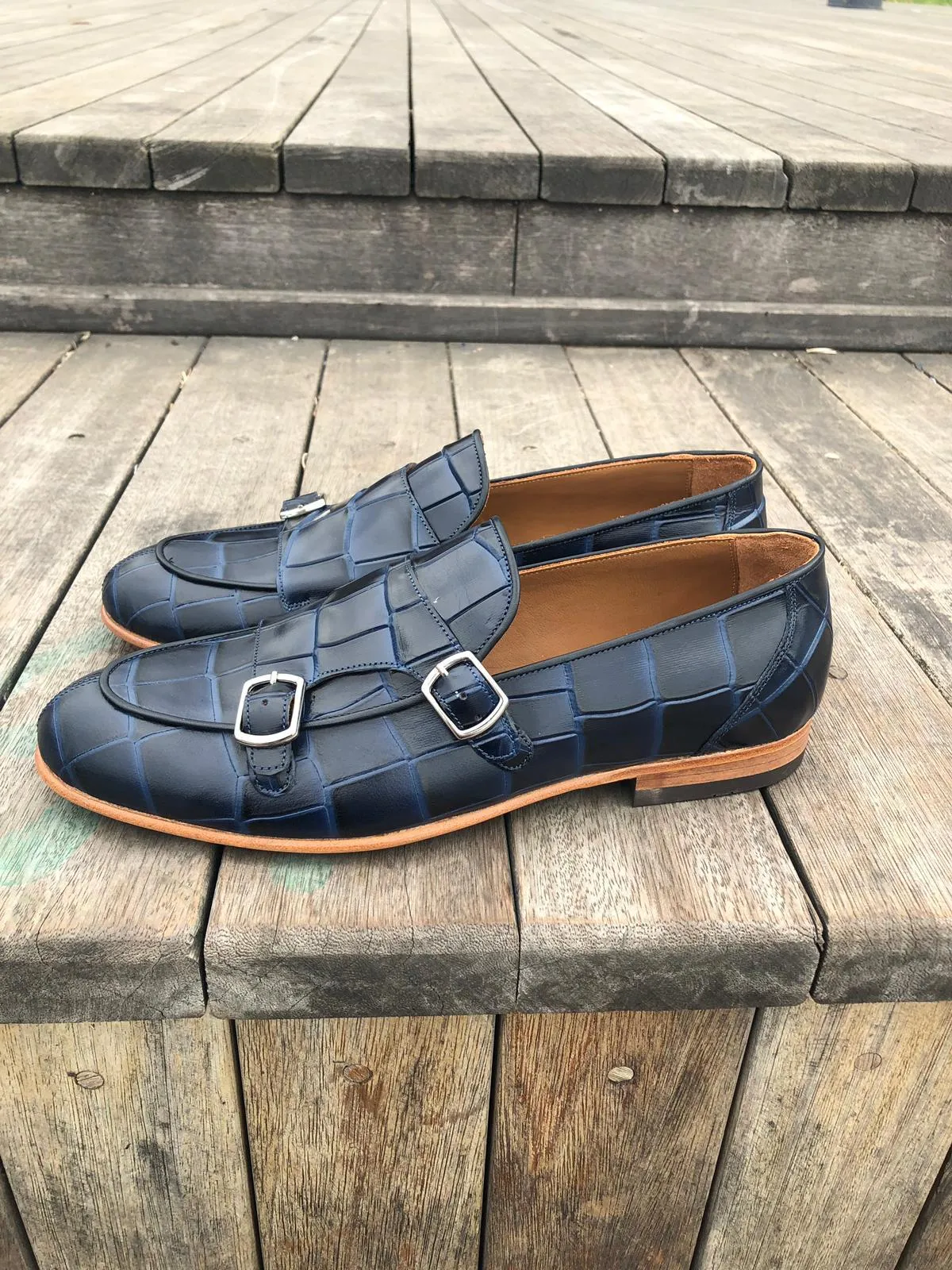 SARDINELLI LIMITED BLUE LOAFERS