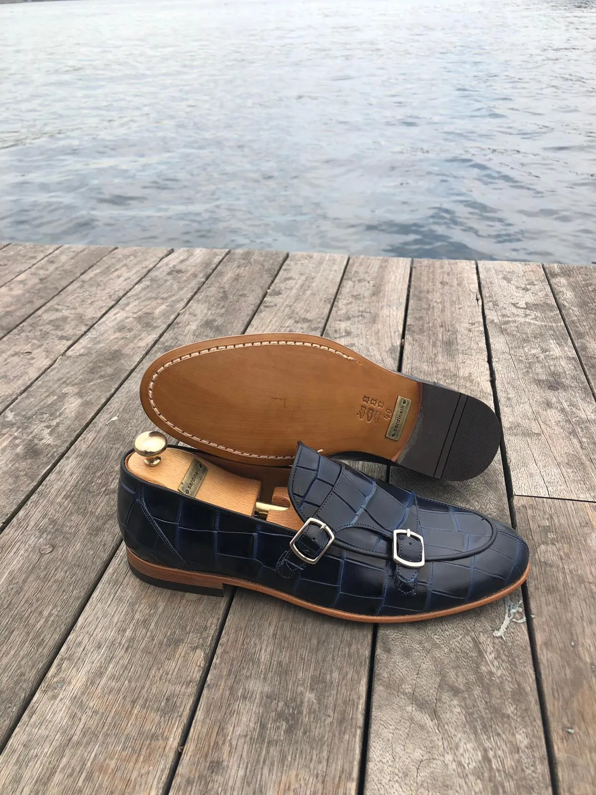 SARDINELLI LIMITED BLUE LOAFERS