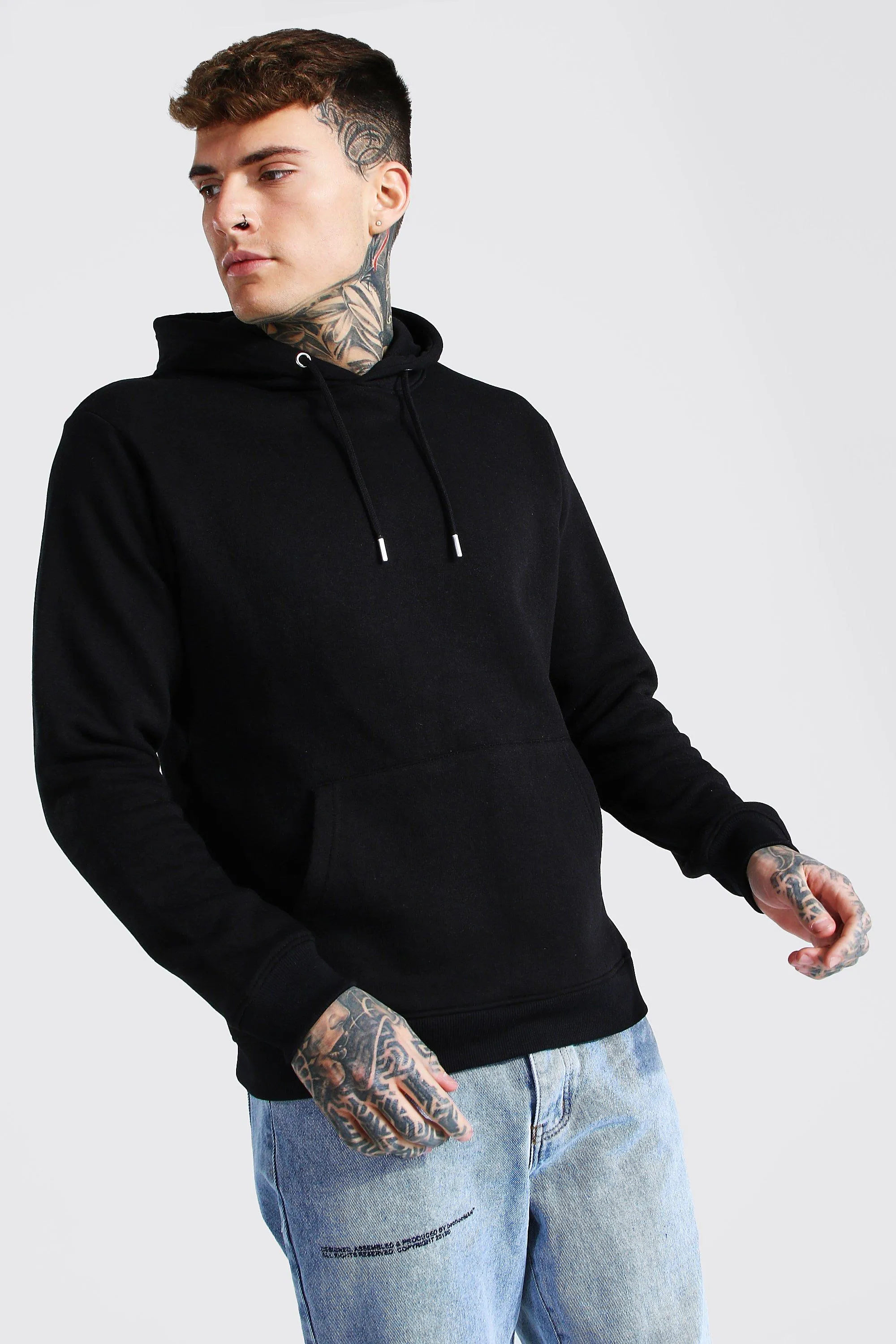 Slim Fit Over The Head Hoodie