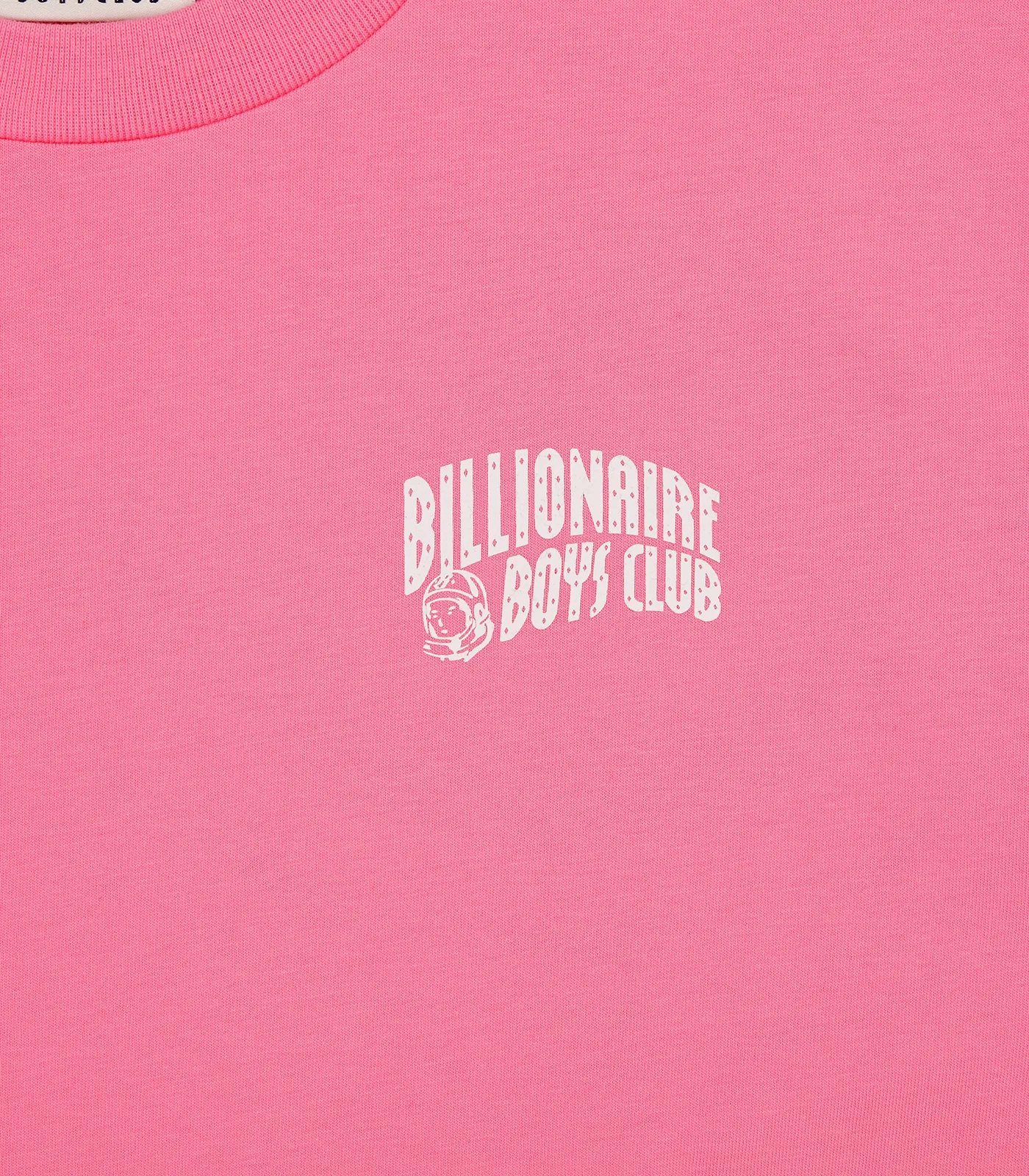 SMALL ARCH LOGO T-SHIRT - PINK/WHITE LOGO