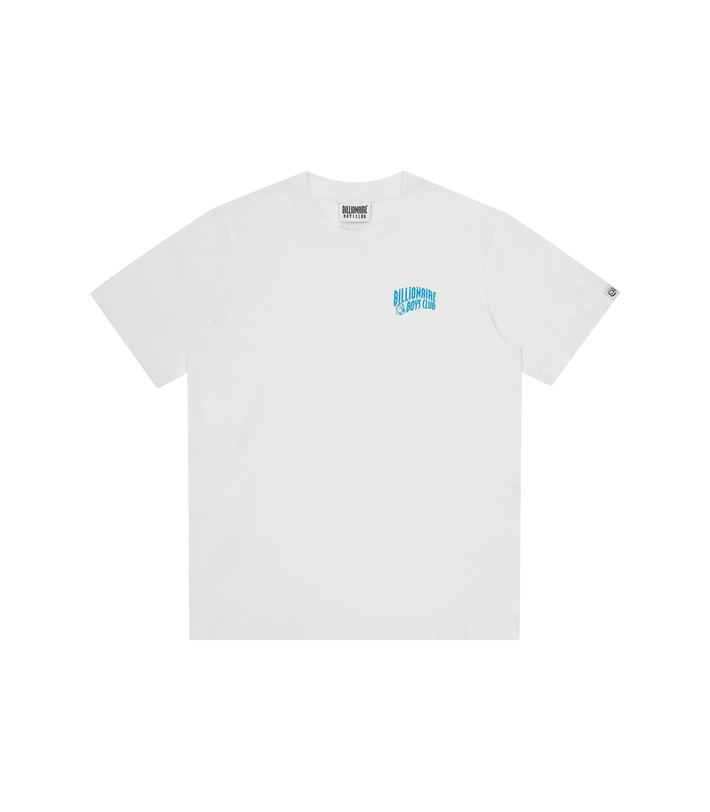 SMALL ARCH LOGO T-SHIRT - WHITE/BLUE LOGO