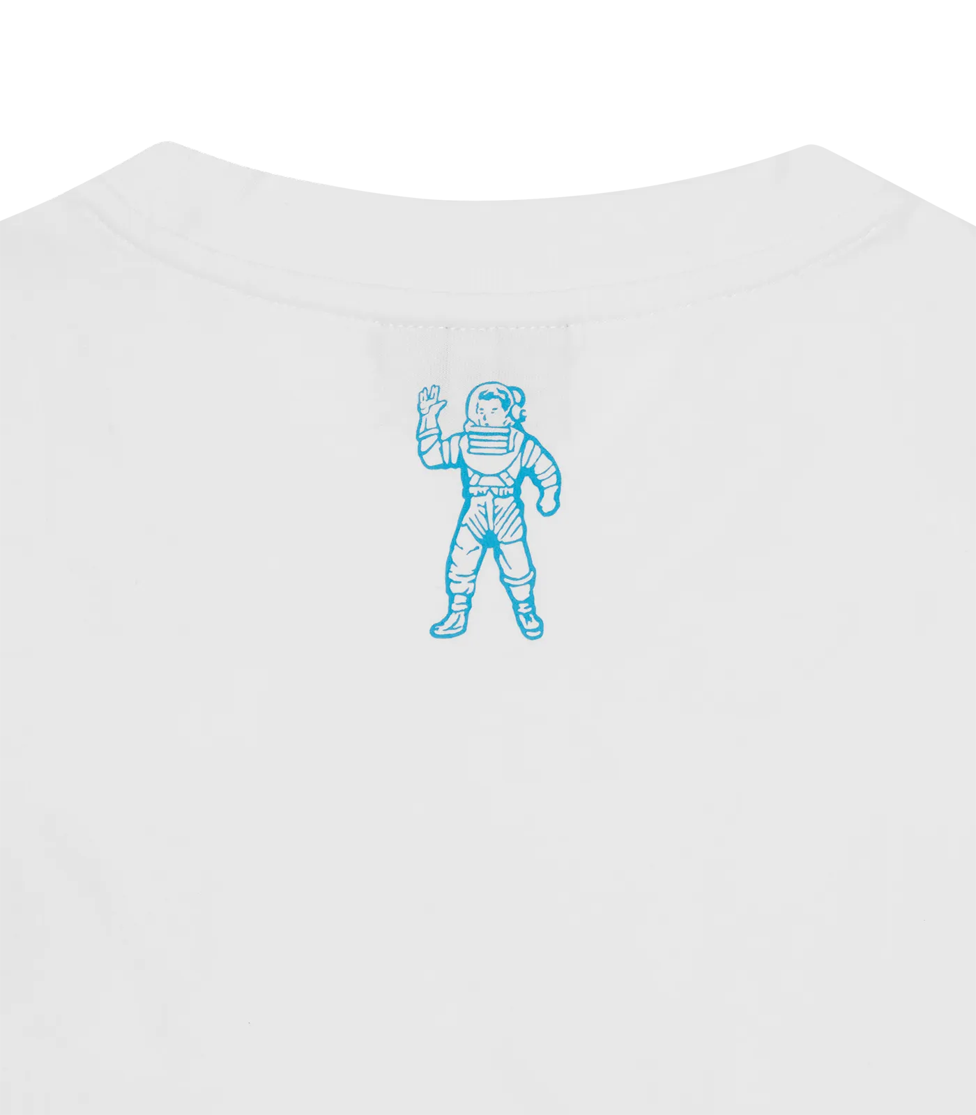 SMALL ARCH LOGO T-SHIRT - WHITE/BLUE LOGO