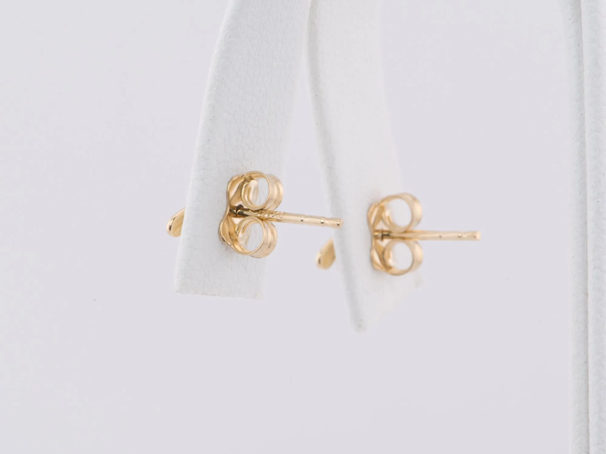 Small Bees Bee Ear Studs Earrings 14K Gold R3181